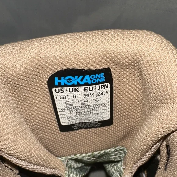 Hoka Anacapa Mid GTX Hiking Boots Size 7.5 - Picture 5 of 10